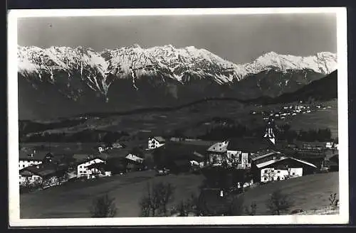 AK Schönberg im Stubaital, Ortsansicht gegen Patsch