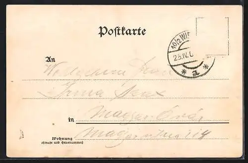AK Kahlenbergerdorf a. d. Donau, Ortsansicht mit Leopoldsberg