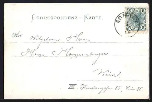 AK Admont, Ortsansicht m. d. Sparafeld
