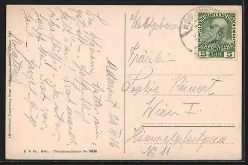 AK Admont, Ortsansicht m. d. Pyhrgass u. Scheiblingstein
