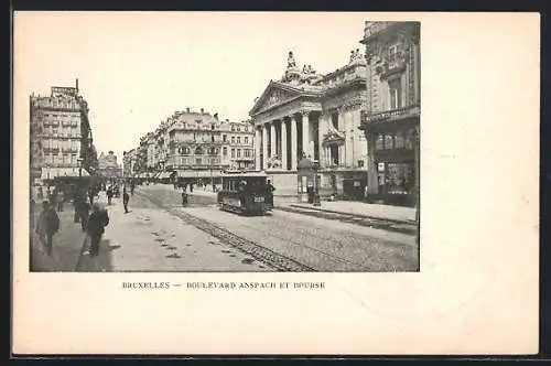 AK Bruxelles, Boulevard Anspach et Bourse