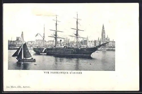 AK Anvers, Vue Panoramique