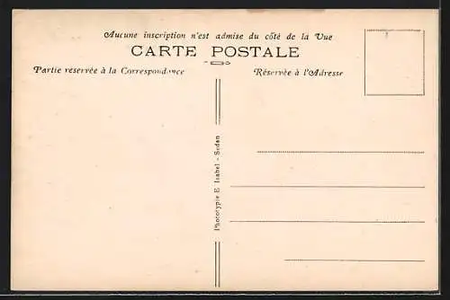 AK Bouillon, Le Monument aux Morts de la Grande Guerre-1914-1918