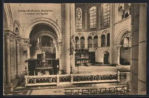 AK Bruxelles, Collège St-Michel-Le choeur de l`èglise