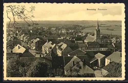 AK Beauraing, Panorama aus der Vogelschau