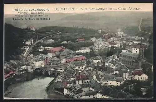 AK Bouillon, Vue Panoramique de la Cote D`Auclin