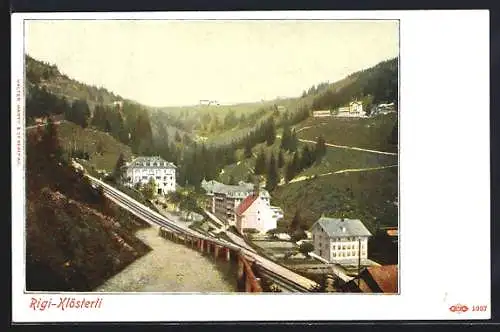 AK Rigi-Klösterli, Ortsansicht im Tal