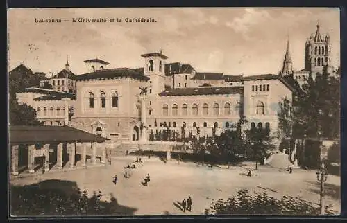 AK Lausanne, L`Universitè et la Cathèdrale