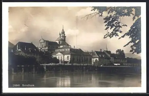 AK Solothurn, Blick zur St. Ursen-Kathedrale