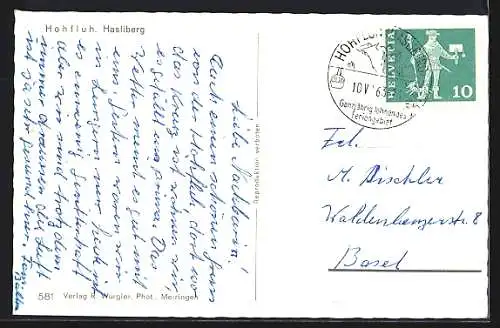 AK Hohfluh-Hasliberg, Ortsansicht von oben
