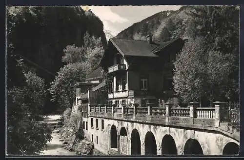 AK Bad Ragaz, Villa Louise, Dèp. von Hotel Krone