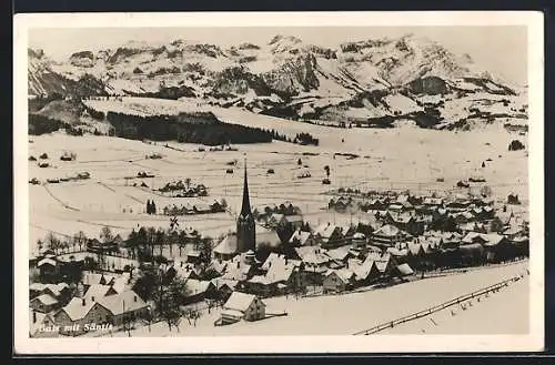 AK Gais, Ortsansicht mit Säntis