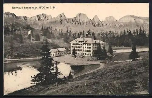 AK Oberterzen am Wallensee, Kurhaus Seebenalp