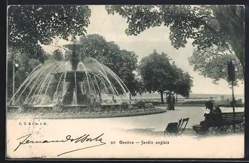 AK Genève, Jardin anglais