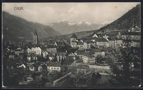 AK Chur, Gesamtansicht aus der Vogelschau