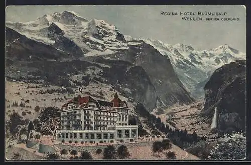 AK Wengen, Regina Hotel Blümlisalp