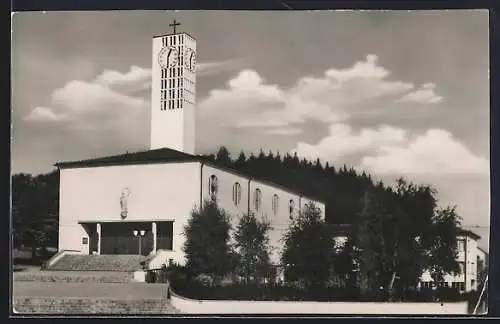 AK Zürich-Seebach, Maria-Lourdes-Kirche