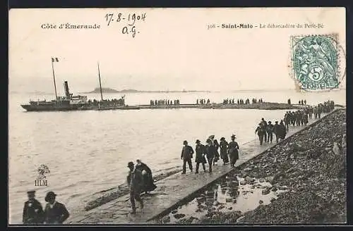 AK Saint-Malo, Le dèbarcadère du Petit-Bè, Hafen