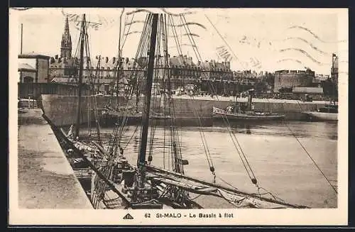 AK Saint-Malo, Le Bassin à flot, Hafen