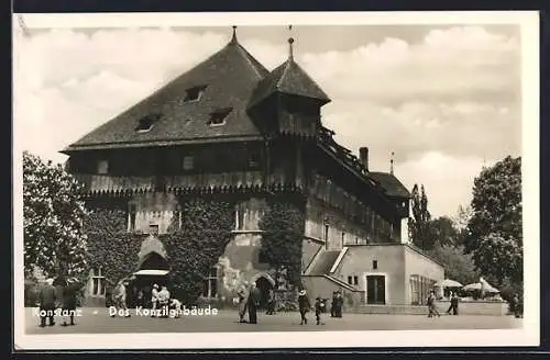 AK Konstanz, Konzilgebäude mit Cafe