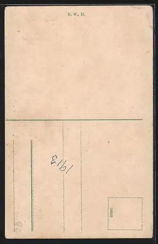 AK Alt-Hamburg, Fleetpartie mit Kirche