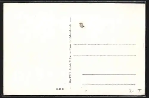 AK Hannover, Georgstrasse mit Cafe Kröpcke und Strassenbahn