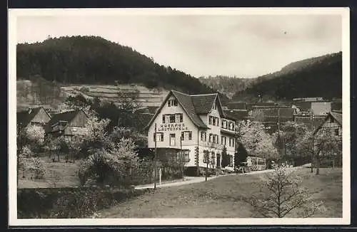 AK Lautenbach / Murgtal, Gasthof und Pension Lautenfelsen