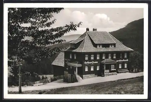 AK Hundsbach / Schwarzwald, Gasthaus zur Schönen Aussicht