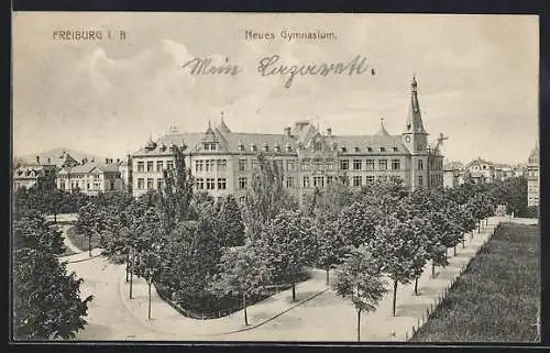 AK Freiburg / Breisgau, Neues Gymnasium