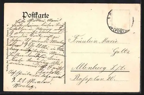 AK Plauen i. V., Friedrich August-Brücke / Syratal-Viadukt mit Ortspanorama