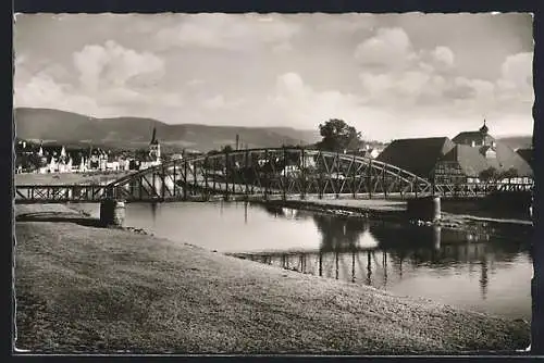 AK Gaggenau /Murgtal, Brücke mit Ortsansicht