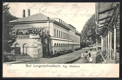 AK Bad Langenschwalbach, Am Kgl. Badhaus