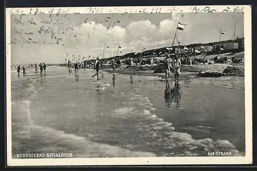 AK Spiekeroog /Nordsee, Am Strand