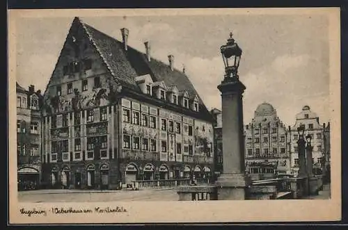 AK Augsburg, Weberhaus am Moritzplatz