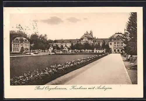 AK Bad Oeynhausen, Kurhaus mit Anlagen