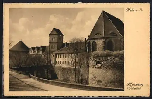 AK Halle a. S., Moritzburg, Ostseite