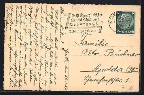 AK Halle a. S., Moritzburg, Ostseite