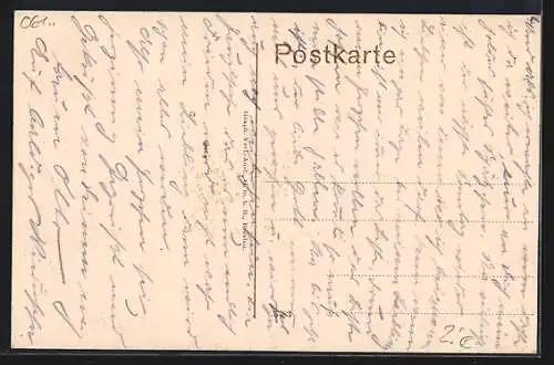 AK Halle a. S., Motiv aus dem Amtsgarten