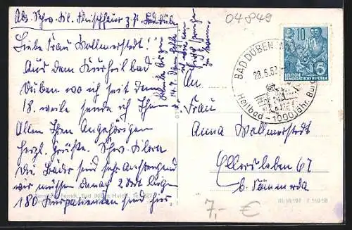 AK Bad Düben /Mulde, Das Moorbad
