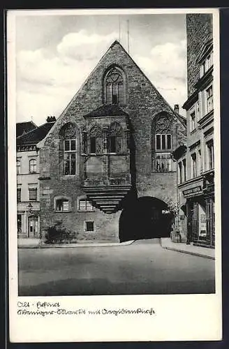 AK Erfurt, Weniger-Markt mit Kirche