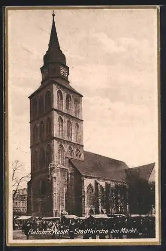 AK Hamm i. Westf., Stadtkirche am Markt