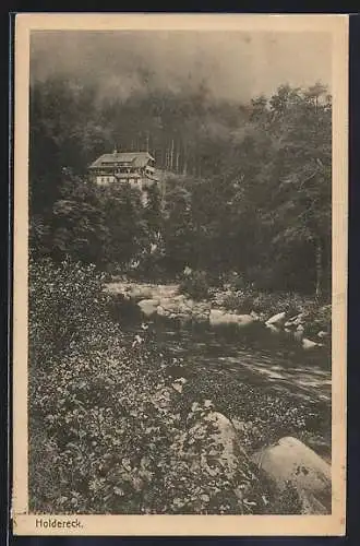 AK Forbach /Murgtal, Erholungsheim Haus Holdereck der Arbeiterwohlfahrt Bezirk Nordbaden e. V.