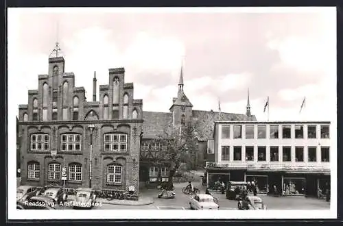 AK Rendsburg, Partie am Altstädtermarkt