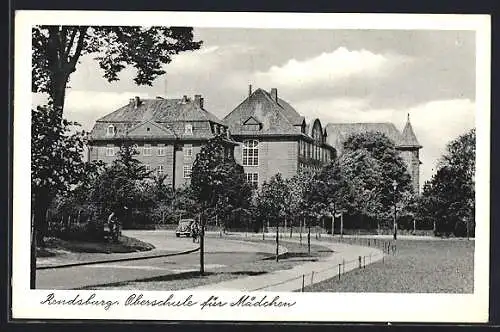 AK Rendsburg, Oberschule für Mädchen mit Strasse