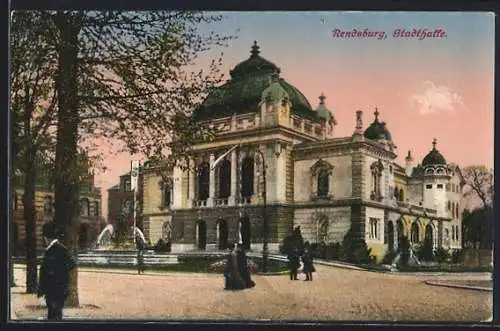 AK Rendsburg, Partie an der Stadthalle