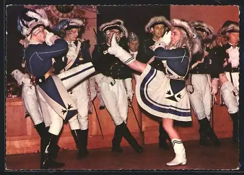 AK Köln am Rhein, Karneval, Die Blauen Funken, Fasching