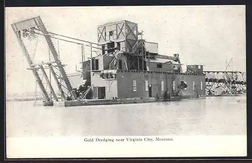 AK Virginia City, MT, Gold Dredging