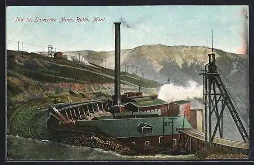 AK Butte, MT, The St. Lawrence Mine