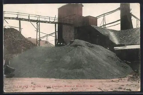 AK Webb City, MO, Pile of Jack, mined at Webb City