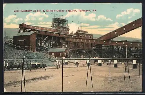 AK Tamaqua, PA, Coal Washery at No. 8, Million Dollar Breaker